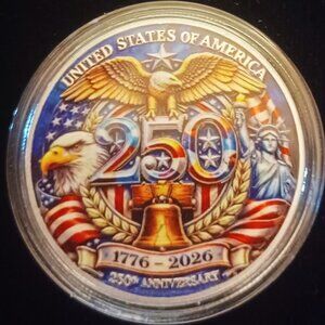 United States 250th Anniversary Coin - 1776-2026 Semiquincentennial Limited Edit